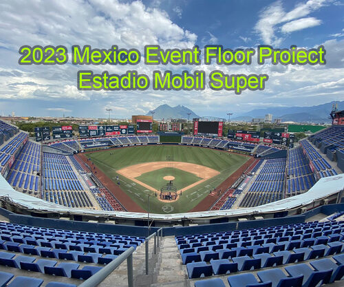 Latest company Solutions about 2023 Mexico Estadio Mobil Super Stadium Event Floor Project