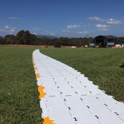 HDPE Material Portable Event Flooring with High Load Capacity Customizable Color and Temperature Resistant for Outdoor Use