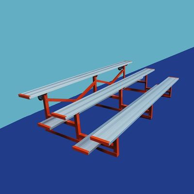 Good price Aluminum Outdoor Metal Bleachers with 2050mm/4068mm Length 1620mm Width and 656mm Height for Stadiums online