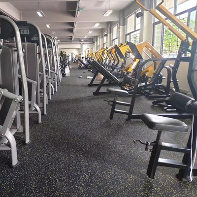 Good price Wear Resistant SBR Rubber Flooring , Rubber Mats For Gym Blue Black Red Color online