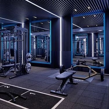 Good price Indoor GYM Rubber Flooring Mat Black SBR With EPDM Flecked Surface online