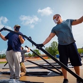 Good price Fireproof Anti Slip Portable Tent Flooring For Temporary Airport Outdoor online