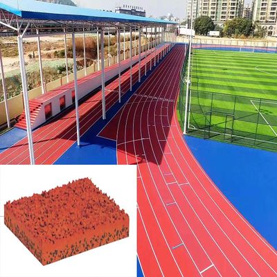 Good price 6mm Thickness Customized Athletic Running Tracks With Low Maintenance online