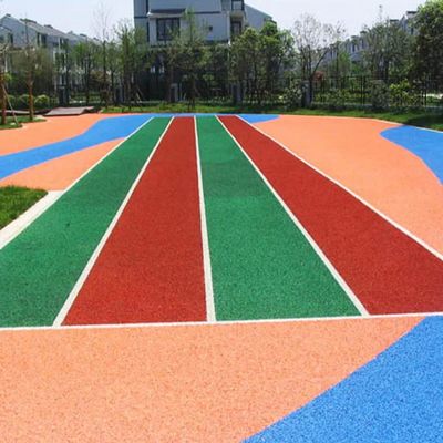 Good price Rectangular Athletic Running Track 6Mm Weather Resistant Low Maintenance 400M Long online