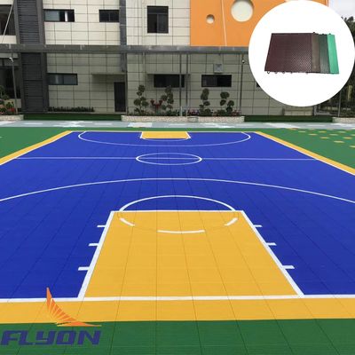 Good price Vibrant PP Sports Flooring Tiles Interlocking Colorful Court Mats online