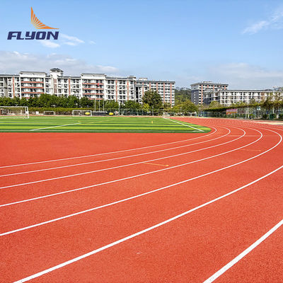 Good price Full Pour System Athletic Running Tracks Polyurethane Surface With Textured Finish online