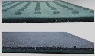 Good price Durable Blindway Rubber Mat Tactile Paving Flooring Mat 60*100cm Custom color online
