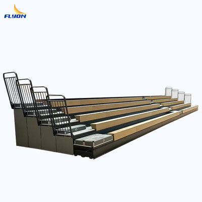 Good price Telescopic Retractable Bleachers Indoor Gym Bench Seat Stadium Seating Wooden Seats online