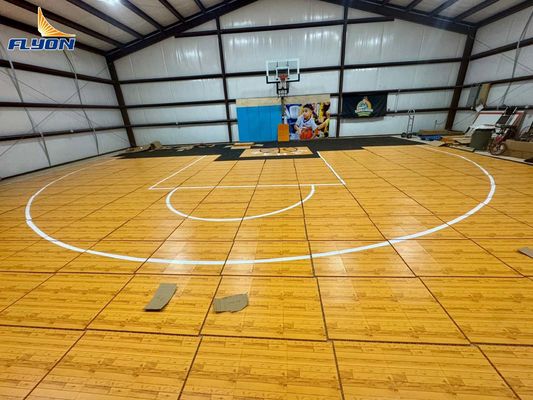 Good price Sports Flooring Impact Polypropylene Copolymer PP Tiles Floor System For Long Lasting Performance online