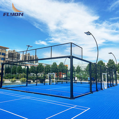 Good price Standard Size Synthetic Padel Tennis Court with 2 Year Warranty and Green Surface online
