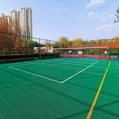 Good price Outdoor Plastic PP Tiles Sports Flooring Non Slip With Line Marking Service OEM ODM online