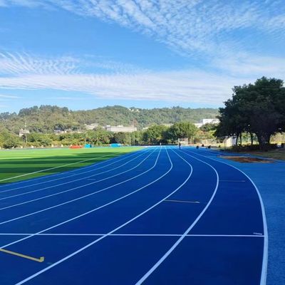 Good price IAAF Approved Rubber Running Track With Spray Coating System Eco Friendly online