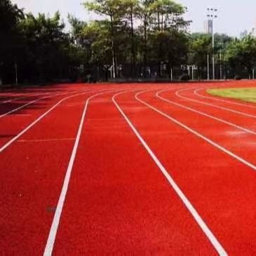 Good price Rubber Granules Athletic Running Tracks With Breathable Spray Coating System online