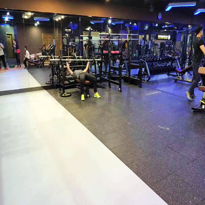 Flecked Surface Rubber Flooring Mat With SBR EPDM Composite Layer