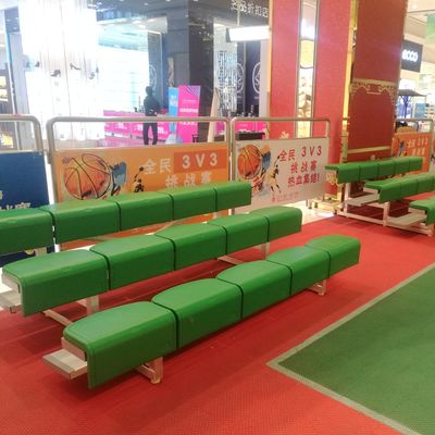 Good price 3 Rows Outdoor Metal Bleachers For Playground Gymnasiums Athletic Field online