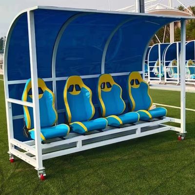 Good price 12 Seats Subs Bench Shelter For School Stadium Football Club online