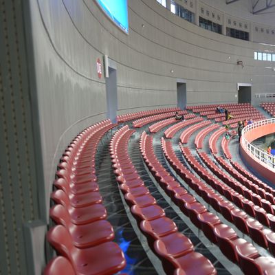 Good price Outdoor VIP Plastic Stadium Seating With Green Yellow Red Color online