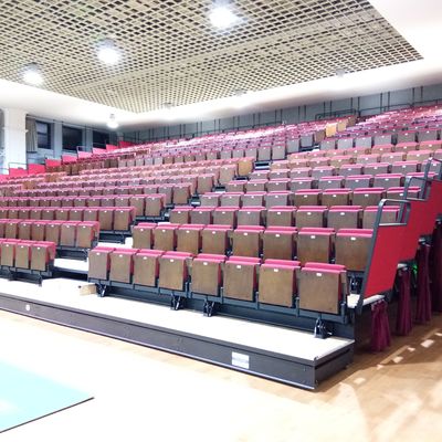 Good price Fire Resistant Gym Bleachers Retractable Grandstand Seating For Arena online