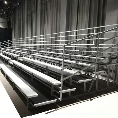 Good price Gym Outdoor Metal Bleachers , Portable Gym Bleachers Disassemble With Fence online