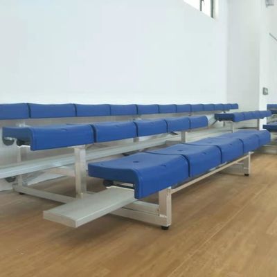 Good price 3 Rows Soccer Aluminum Stadium Seat Bleachers With Plastic Bucket Seat online