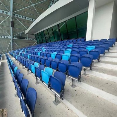 Anti Aging Anti UV Fire Proof Plastic Stadium Chair for Fixed Stadium Seating and Bleacher Seats