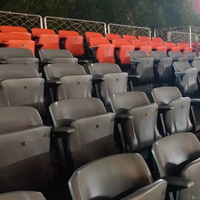 Anti UV Plastic Fixed Stadium Seating For Outdoor Football Field