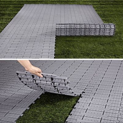 Good price 18 mm Portable Event Flooring PP Interlocking Flooring For Stadium OEM online