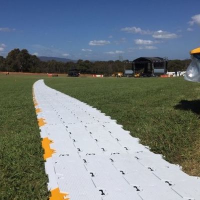 Good price Gray Blue Color Event Flooring Outdoor , Portable Flooring For Grass ODM online