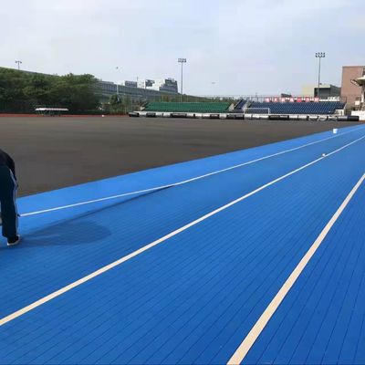 Good price Non Toxic Shock Absorbing Floor Tiles , Rubber Foaming Shock Pads For Artificial Turf online