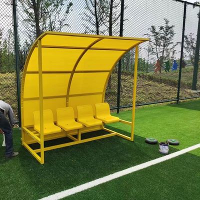 Good price Customized Substitute Soccer Benches With Shelter For School Stadium Football Club online