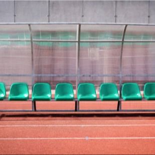 Good price 15 Seats Durable Outdoor Stadium Seating With Galvanized Steel Tube Material online