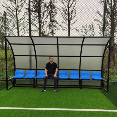 Good price Portable Outdoor Stadium Seating With 8 Seats Shelter OEM ODM online