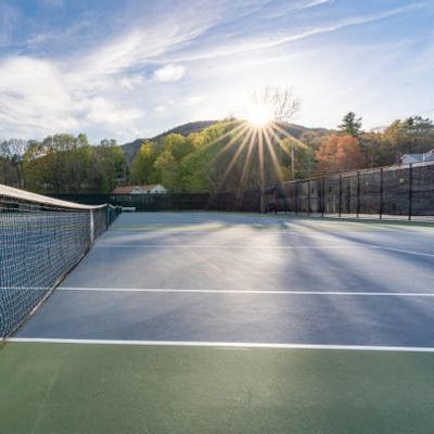 Free Line Painting Service Pickleball Court Mat Flooring Colors Customized