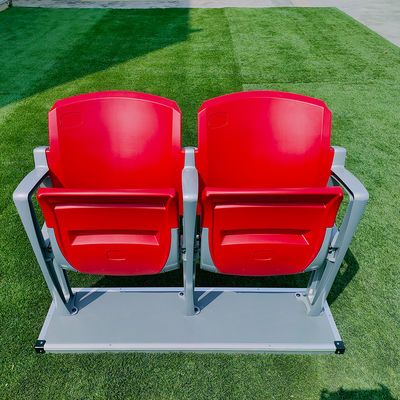Tip Up Plastic Stadium Seating Anti Aging Anti UV Fire Proof Fixed Seating