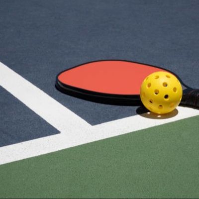 Smooth Surface 45 Lbs Red Pickleball Court Mat With UV Protection