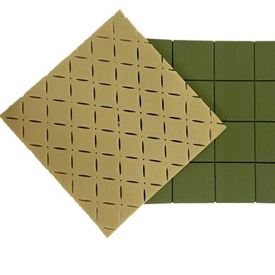 Good price Green / Blue / Customized Shock Absorbing Floor Tiles High Slip Resistance online