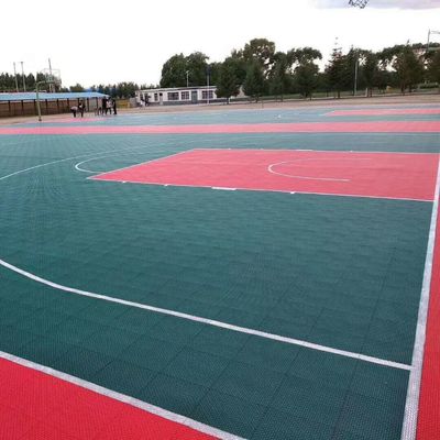 Good price 15mm Thickness PP Tiles Sports Floor Easy Assembly And Lasting Performance online