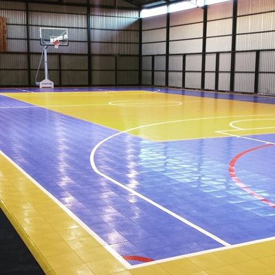 Good price 15mm Thickness Smooth PP Tiles Floor Long Lasting Sports Flooring Solution online