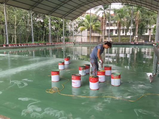Good price Waterproof PU Sports Court Material For Indoor Or Outdoor Cement Asphalt online