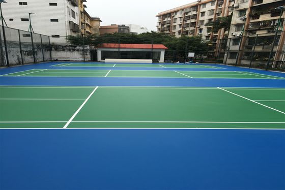Good price Smooth Or Textured PU Sport Flooring Class 1 Fire Resistance online