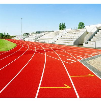 Good price Long Distance Running Track Rubber Surface 8M X 400M Fade And Uv Resistant Smooth Track online