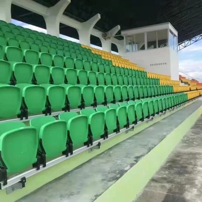 Customized Logo Stadium Fixed Chair in Green Yellow Blue Red Orange - Free Samples Included