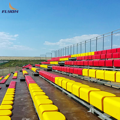 Aluminum Outdoor Bleachers With Customizable Seating Metal Bleachers