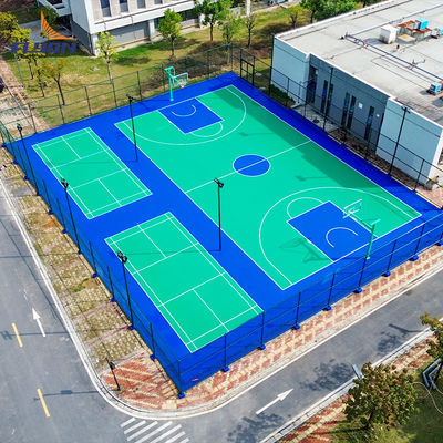 Good price Easy Clean Indoor Outdoor Polyurethane Athletic Flooring Modular Sports Flooring online