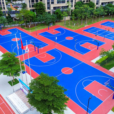 Good price Pu Tennis Court Flooring Polyurethane Sport Flooring Tile Polyurethane Floor online