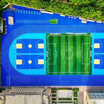 Good price Polyurethane Smooth / Textured Surface Sport Courts Certified By ITF With Class 1 Fire Resistance online