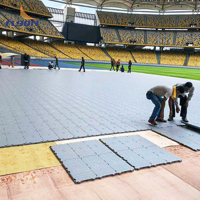 Customizable Weather Resistant Lightweight Portable Event Flooring for Outdoor Events