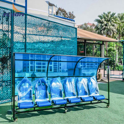 Good price Portable Football Substitute Bench Shelter With Customizable Logo / Team Name Options And ADA Compliant Accessibility online