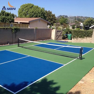 6.56*32.81ft Pickleball Court Mat with 215.23 Sqft Roll Size 2-3 Mm Thickness 2 Mm PVC Base Layer