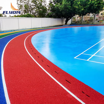 Professional Full Pour Running Track with 5 Years Warranty, 10 Years Service Life and No Smell EPDM Polyurethane Surface